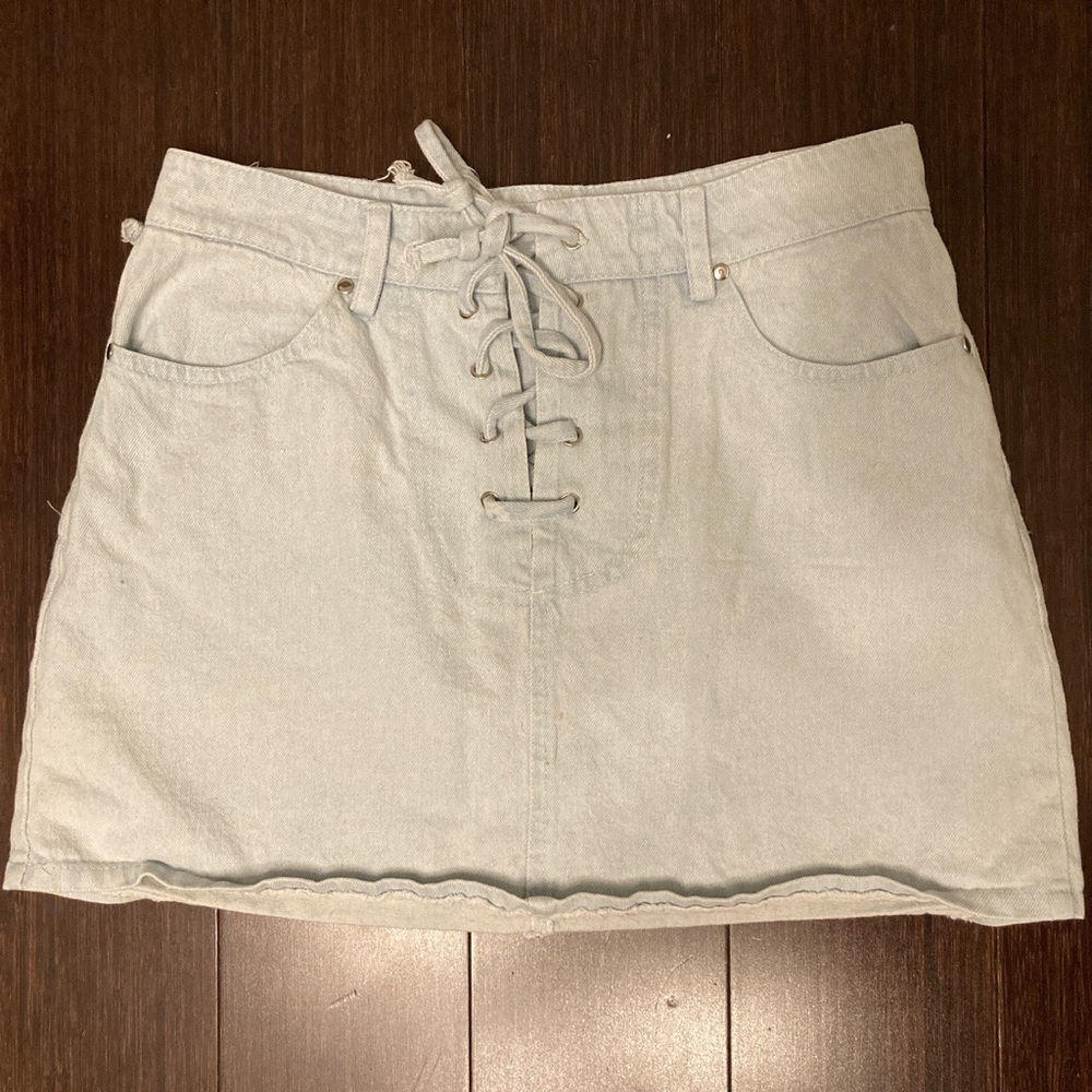 Vintage denim skirt :)